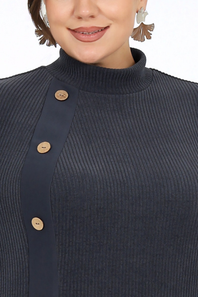 Платье Ninele 6094 серый - фото 4