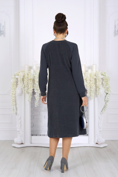 Платье Ninele 6097 серый - фото 9