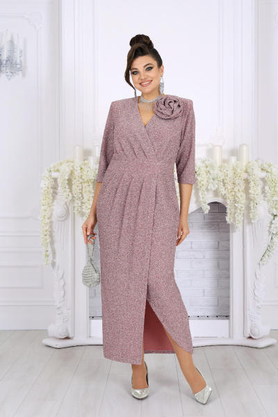 Платье Ninele 7500 пудра - фото 7