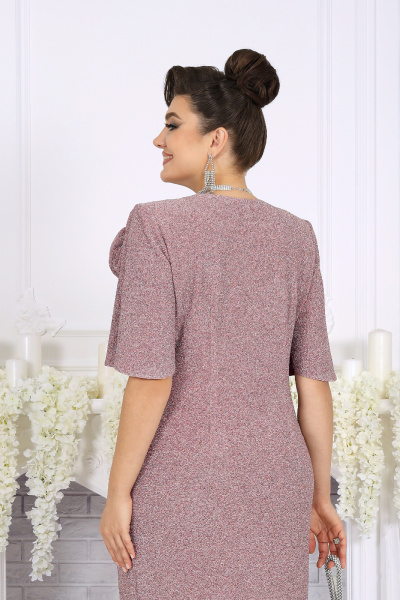 Платье Ninele 7509 пудра - фото 10