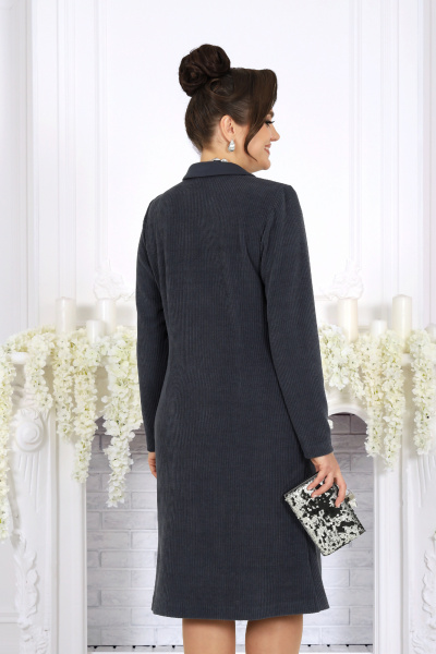 Платье Ninele 7519 серый - фото 10
