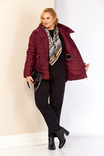 Куртка Shetti 2210 винный_ - фото 6