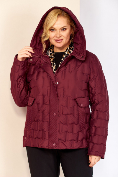 Куртка Shetti 2210 винный_ - фото 4