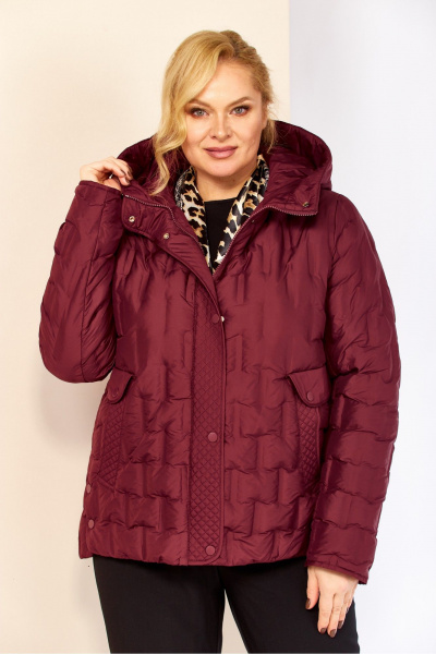 Куртка Shetti 2210 винный_ - фото 3