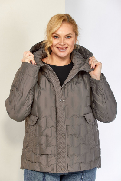 Куртка Shetti 2210 пепельный - фото 5