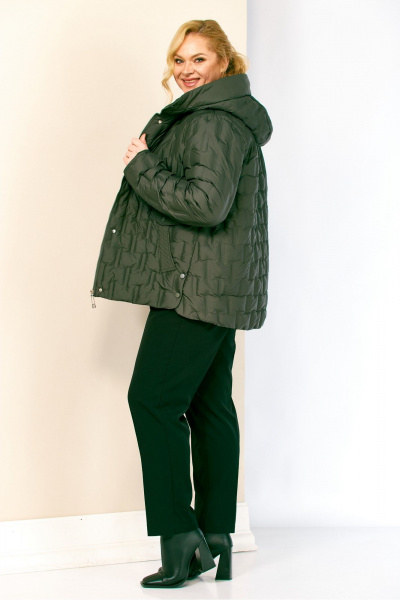 Куртка Shetti 2210 темно-зеленый - фото 8