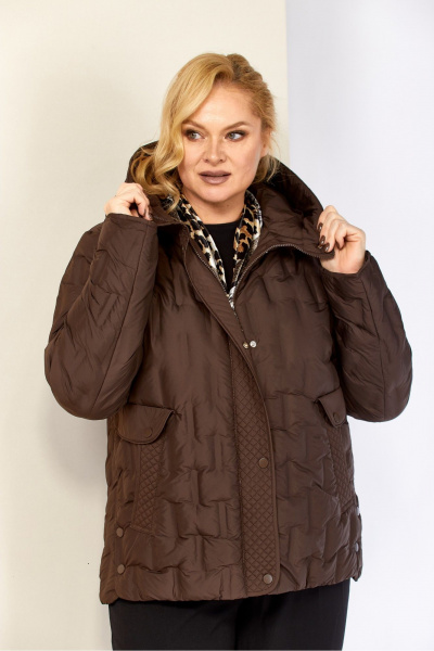 Куртка Shetti 2210 шоколад - фото 6