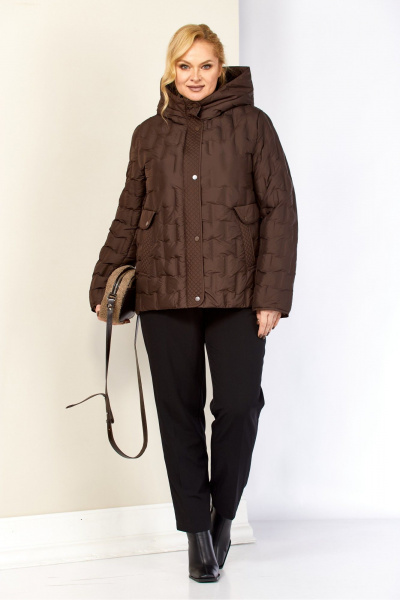 Куртка Shetti 2210 шоколад - фото 3