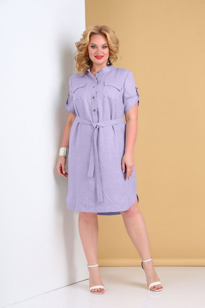 Платье Tensi 310 светло-лиловый - фото 1