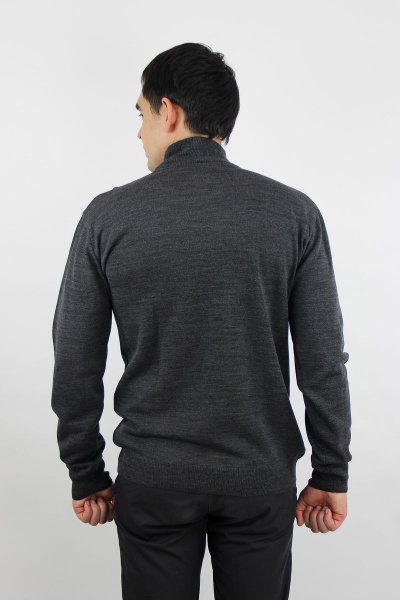 Свитер вязаный демисезонный на каждый день Полесье С3012-15 5С1749-Д43 182,188 антрацит - фото 4