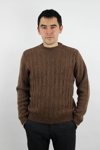 Джемпер второго слоя вязаный трикотаж шерсть с воротником Полесье С5590-19 9С0353-Д43 170,176 изюминка - фото 1