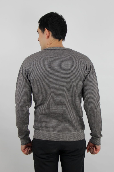 Джемпер трикотажный вязаный демисезонный на каждый день Полесье С5599-19 9С0255-Д43 182,188 кофейное_зерно - фото 4