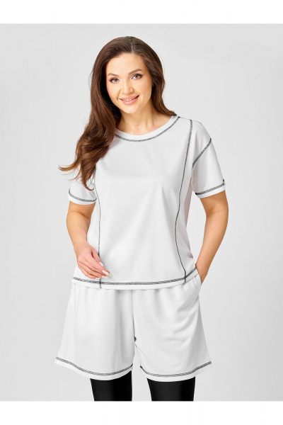 Футболка, шорты Zlata 4462 белый - фото 6