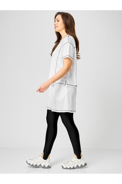 Футболка, шорты Zlata 4462 белый - фото 2