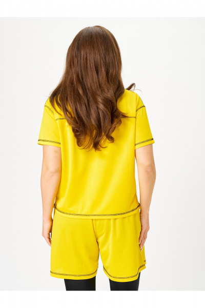 Футболка, шорты Zlata 4462 желтый - фото 6
