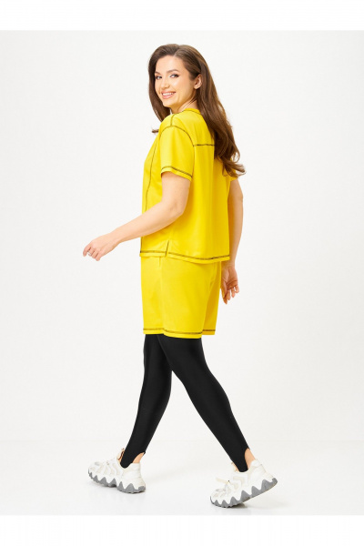 Футболка, шорты Zlata 4462 желтый - фото 2