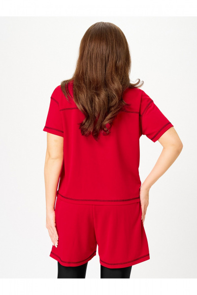 Футболка, шорты Zlata 4462 красный - фото 5