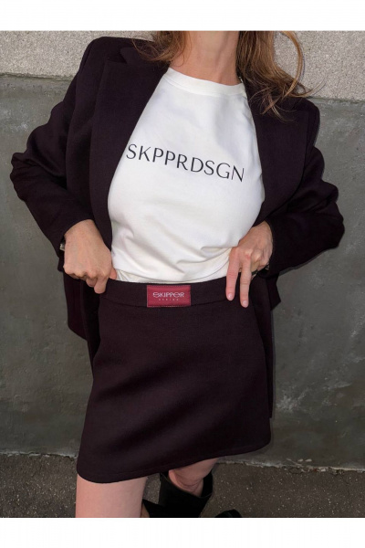 Юбка Skipper Design 252 бордо - фото 1