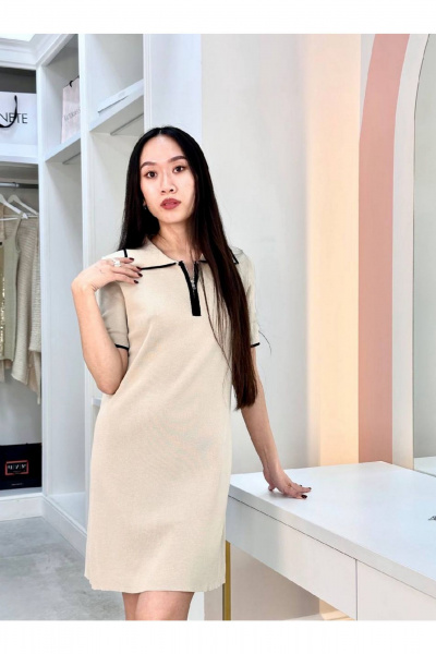 Платье Skipper Design 4475 молочный - фото 3