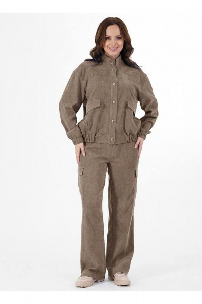 Брюки, жакет Пинск-Стиль 281 капучино - фото 2