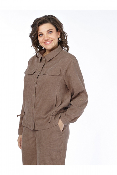 Брюки, жакет Пинск-Стиль 283 капучино - фото 11