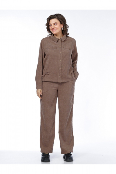 Брюки, жакет Пинск-Стиль 283 капучино - фото 10