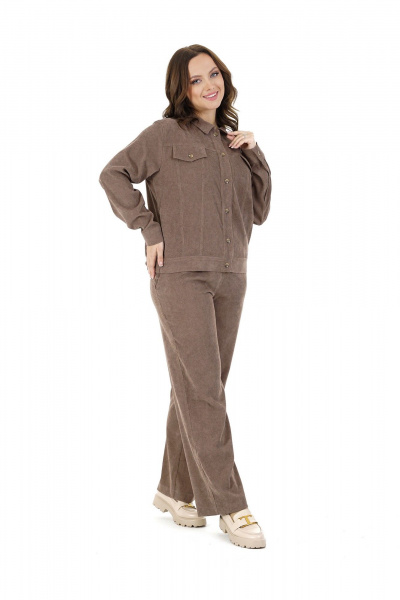 Брюки, жакет Пинск-Стиль 285 капучино - фото 8