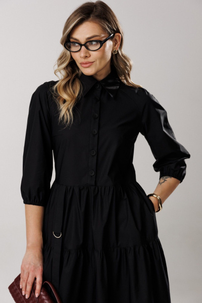 Платье Ларс Стиль 1203 черный - фото 2