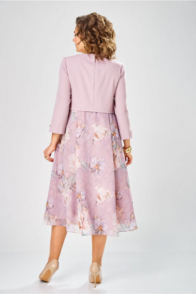 Платье Bonna Image 954-1/7 пудровый - фото 6