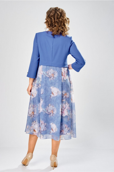 Платье Bonna Image 954-1/8 голубой - фото 7
