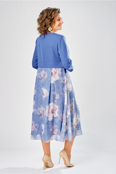 Платье Bonna Image 954-1/8 голубой - фото 6