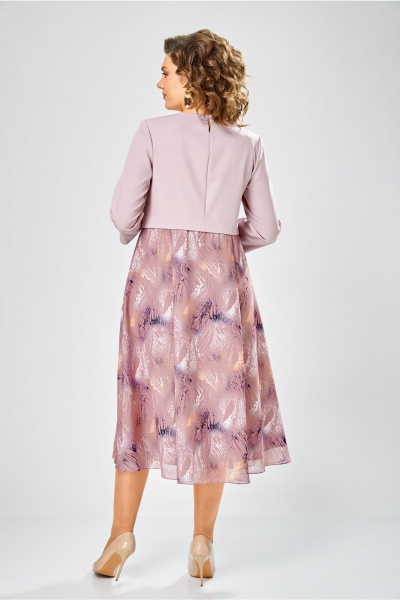 Платье Bonna Image 954-1/9 пудровый - фото 6