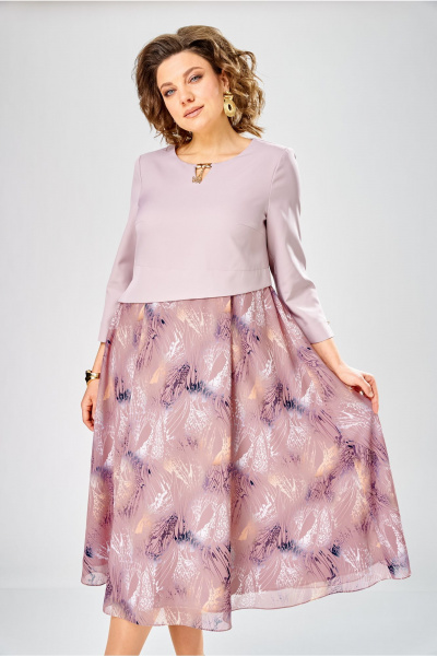 Платье Bonna Image 954-1/9 пудровый - фото 3