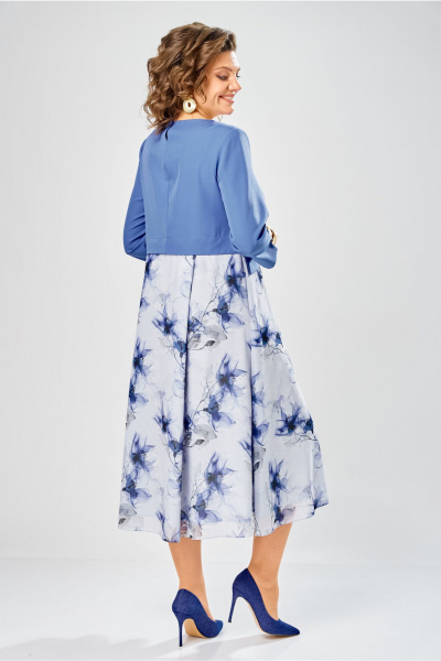 Платье Bonna Image 954-1/10 голубой - фото 7