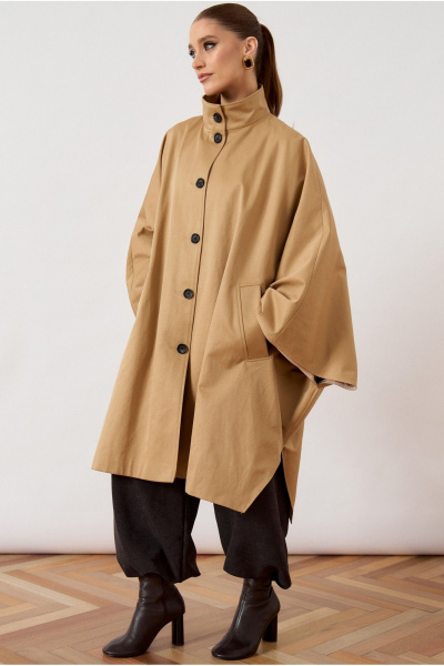 Тренч ATTIKA A3479.2 бежевый - фото 4