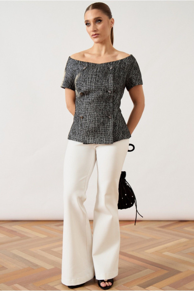 Топ ATTIKA A3495 серый - фото 3