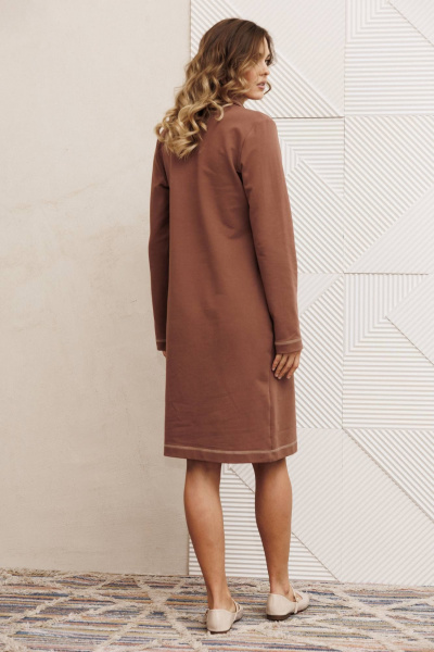 Платье Gizart 5422/1 мокко мусс - фото 6