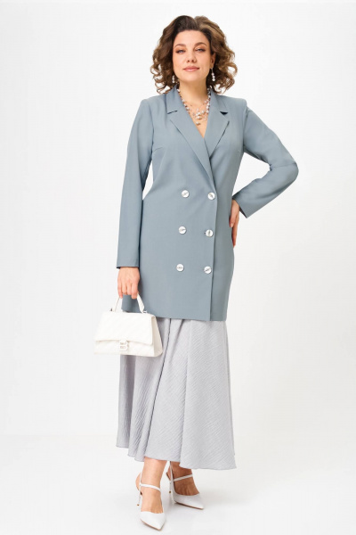 Жакет, юбка Anastasia 1262.3 французский_серый - фото 1