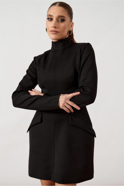 Платье ATTIKA A3511 черный - фото 5