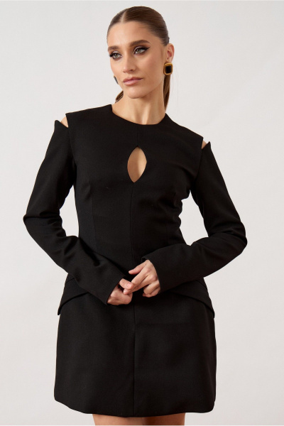 Платье ATTIKA A3512 черный - фото 3