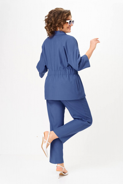 Брюки, жакет Anastasia 1324 голубой - фото 7