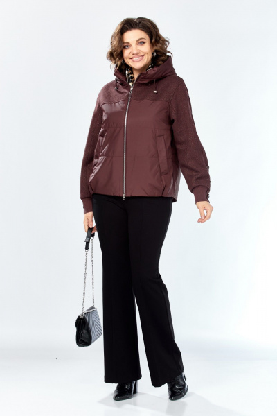 Куртка Shetti 2212 винный_ - фото 8