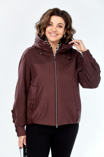 Куртка Shetti 2212 винный_ - фото 1