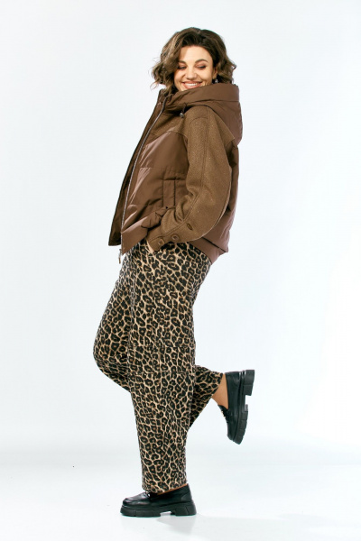 Куртка Shetti 2212 кэмел - фото 4