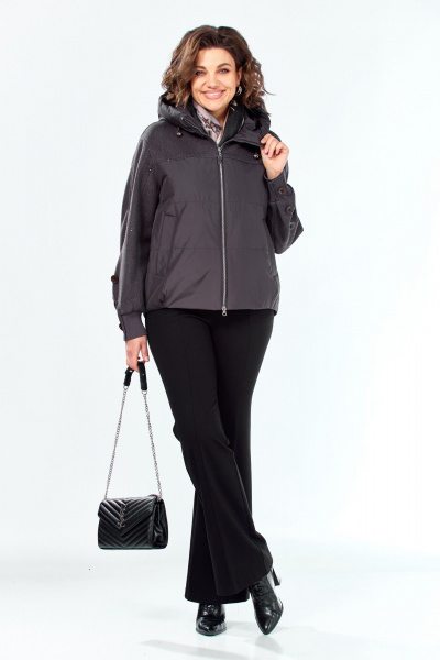 Куртка Shetti 2212 баклажан - фото 7