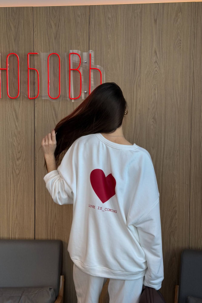 Джемпер DNM 047 молочный - фото 3