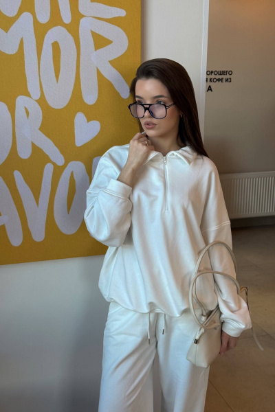 Джемпер DNM 048 молочный - фото 5