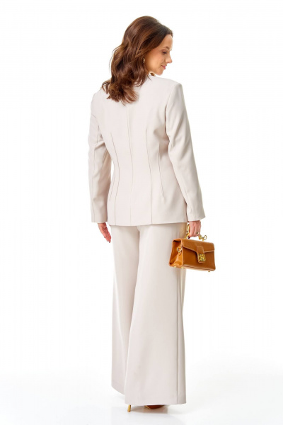Брюки, жакет Karina deLux M-1427 светло-серый - фото 7