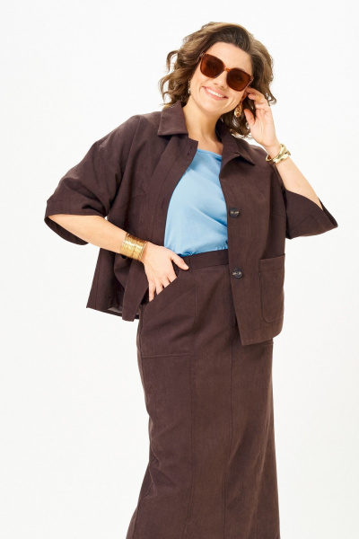 Блуза, жакет, юбка Орхидея 1659 - фото 6