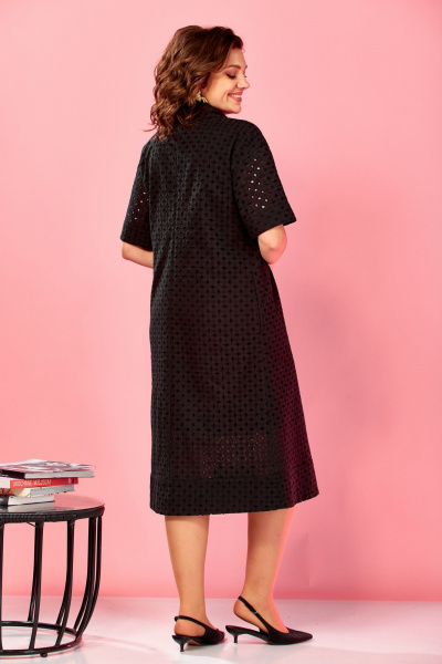 Платье AVA fashion М-180 черный - фото 9